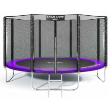 Батут Atlas Sport 404 см (13ft) Basic с внешней сеткой фиолетовый Батут Atlas Sport 404 см (13ft) Basic с внешней сеткой фиолетовый