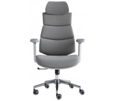 Кресло SitUp Crocus (Крокус) White Chrome ткань серый