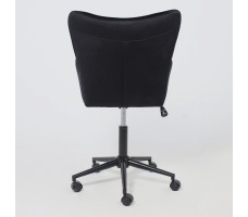 Кресло AksHome BELLA black Seven 035 велюр/черный