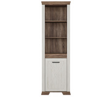 Шкаф Marselle REG1DP 66.5*45.5*210.5 ясень снежный/дуб сонома темный