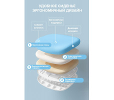 Кресло ортопедическое Everprof Kids 104 синий
