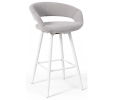 Стул барный BARNY-R 700 b20 SILVER LUX/белый