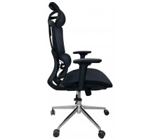Кресло SitUp PALMA (Пальма) Black chrome (сетка Black/Black)