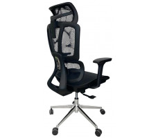 Кресло SitUp PALMA (Пальма) Black chrome (сетка Black/Black)