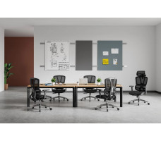 Кресло SitUp PALMA (Пальма) Black chrome (сетка Black/Black)