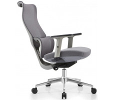 Кресло SitUp SAKURA GREY chrome (сетка Grey/ Grey)