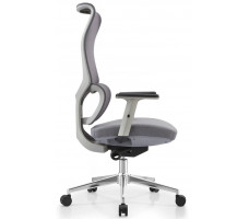 Кресло SitUp SAKURA GREY chrome (сетка Grey/ Grey)