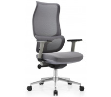 Кресло SitUp SAKURA GREY chrome (сетка Grey/ Grey)