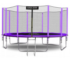 Батут Atlas Sport 465 см (15ft) Basic фиолетовый