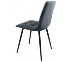 Стул Гальваник Риполи Catania Silver / черный
