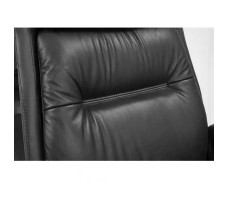 Кресло SitUp PAID Black Chrome (экокожа) черный