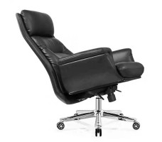Кресло SitUp PAID Black Chrome (экокожа) черный