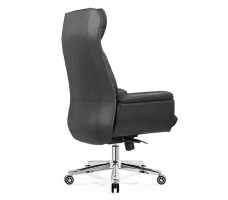 Кресло SitUp PAID Black Chrome (экокожа) черный