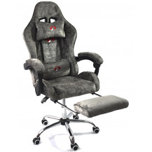 Вибромассажное кресло Calviano Amarone Dark Grey plush ткань темно-серый Вибромассажное кресло Calviano Amarone Dark Grey plush ткань темно-серый