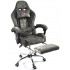 Вибромассажное кресло Calviano Amarone Dark Grey plush ткань темно-серый