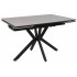 Стол AV 2111 МДФ+керамика 1200 (1800)*800 серый матовый CARMEN LIDHT GREY/черный