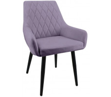 Стул Гальваник Корлеоне Catania Lavender / черный