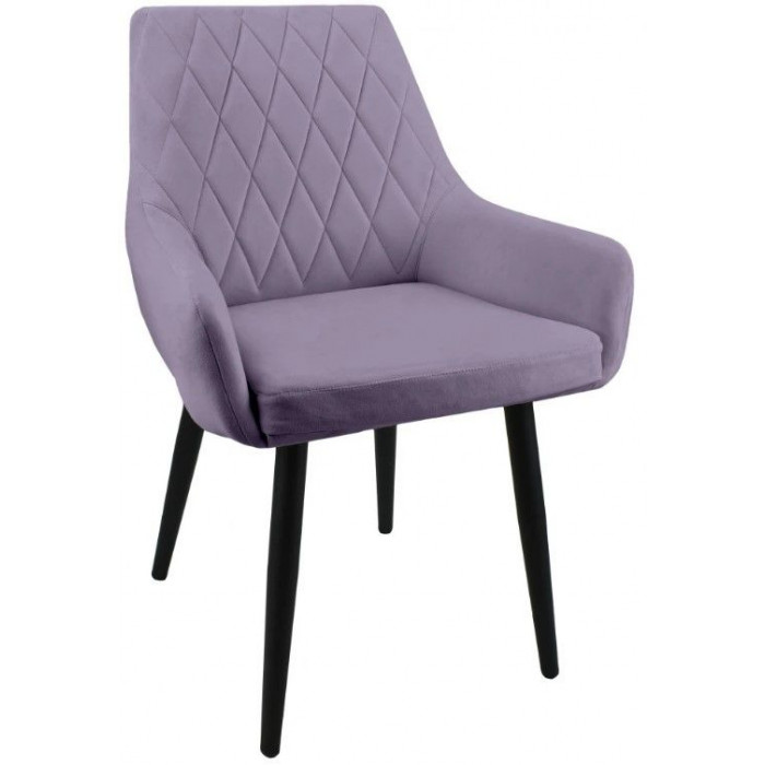 Стул Гальваник Корлеоне Catania Lavender / черный