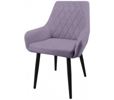 Стул Гальваник Корлеоне Catania Lavender / черный