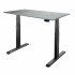 Стол с регулируемой высотой Unique Ergo Desk Black 138*80*1,8 см (столешница ЛДСП)