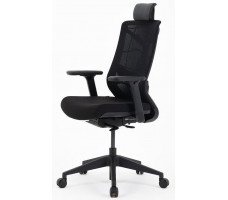 Кресло CHAIR MEISTER Nature II Black Slider (с подголовником) черный/каркас черный