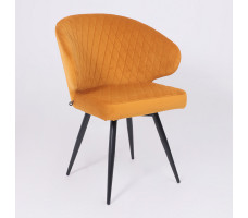 Стул поворотный Rob-R1 d16 ochre lux/черный