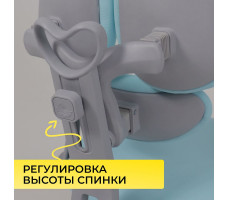 Кресло AksHome LEO (Лео) ткань голубой
