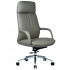 Кресло SPARX Valmor PU Chrome / Light Grey экокожа/светло-серый