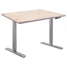 Стол с регулируемой высотой Manual DESKFIT DF100 GREY 120*60*2,7 см (натуральное дерево)