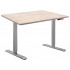 Стол с регулируемой высотой Manual DESKFIT DF100 GREY 120*60*2,7 см (натуральное дерево)