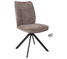 Стул поворотный SMART-R 360 g26 MOCCO шенилл LUX - d05 CAPPUCCINO LUX/черный