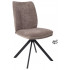 Стул поворотный SMART-R 360 g26 MOCCO шенилл LUX - d05 CAPPUCCINO LUX/черный