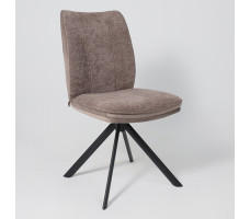 Стул поворотный SMART-R 360 g26 MOCCO шенилл LUX - d05 CAPPUCCINO LUX/черный