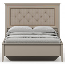 Кровать Classic LOZ120х200 Д 120*200 глиняный серый (с гибким основанием) с мягким изголовьем Кровать Classic LOZ120х200 Д 120*200 глиняный серый (с гибким основанием) с мягким изголовьем