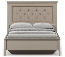 Кровать Classic LOZ120х200 Д 120*200 глиняный серый (с гибким основанием) с мягким изголовьем