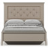 Кровать Classic LOZ120х200 Д 120*200 глиняный серый (с гибким основанием) с мягким изголовьем