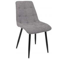 Стул AksHome CARIS (Карис) серый микровелюр CD2302-26/черный