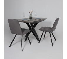 Стул Rommy b28 antracite lux/черный