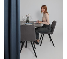 Стул Rommy b28 antracite lux/черный