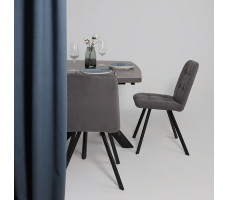 Стул Rommy b28 antracite lux/черный