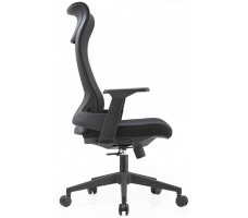 Кресло SitUp Record LUX (Рекорд Люкс) BLACK (сетка Black/Black)