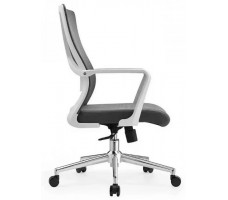 Кресло SitUp CUBE White chrome (сетка Grey/Grey)