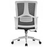 Кресло SitUp CUBE White chrome (сетка Grey/Grey)