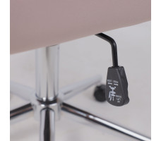Кресло AksHome BELLA chrome Velluto 37 велюр/пыльная роза