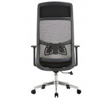 Кресло SitUp AURA LUX BLACK chrome (сетка Black/Black)