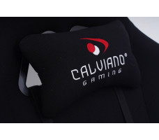 Вибромассажное кресло Calviano 1584 ткань черный