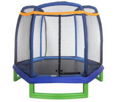 Батут Atlas Sport 210 см с внешней сеткой без лестницы BLUE