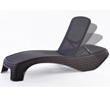 Шезлонг KETER Atlantic sun lounger (Атлантик) коричневый