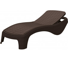 Шезлонг KETER Atlantic sun lounger (Атлантик) коричневый
