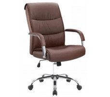 Кресло SitUp BRYAN chrome (экокожа Dark Brown)